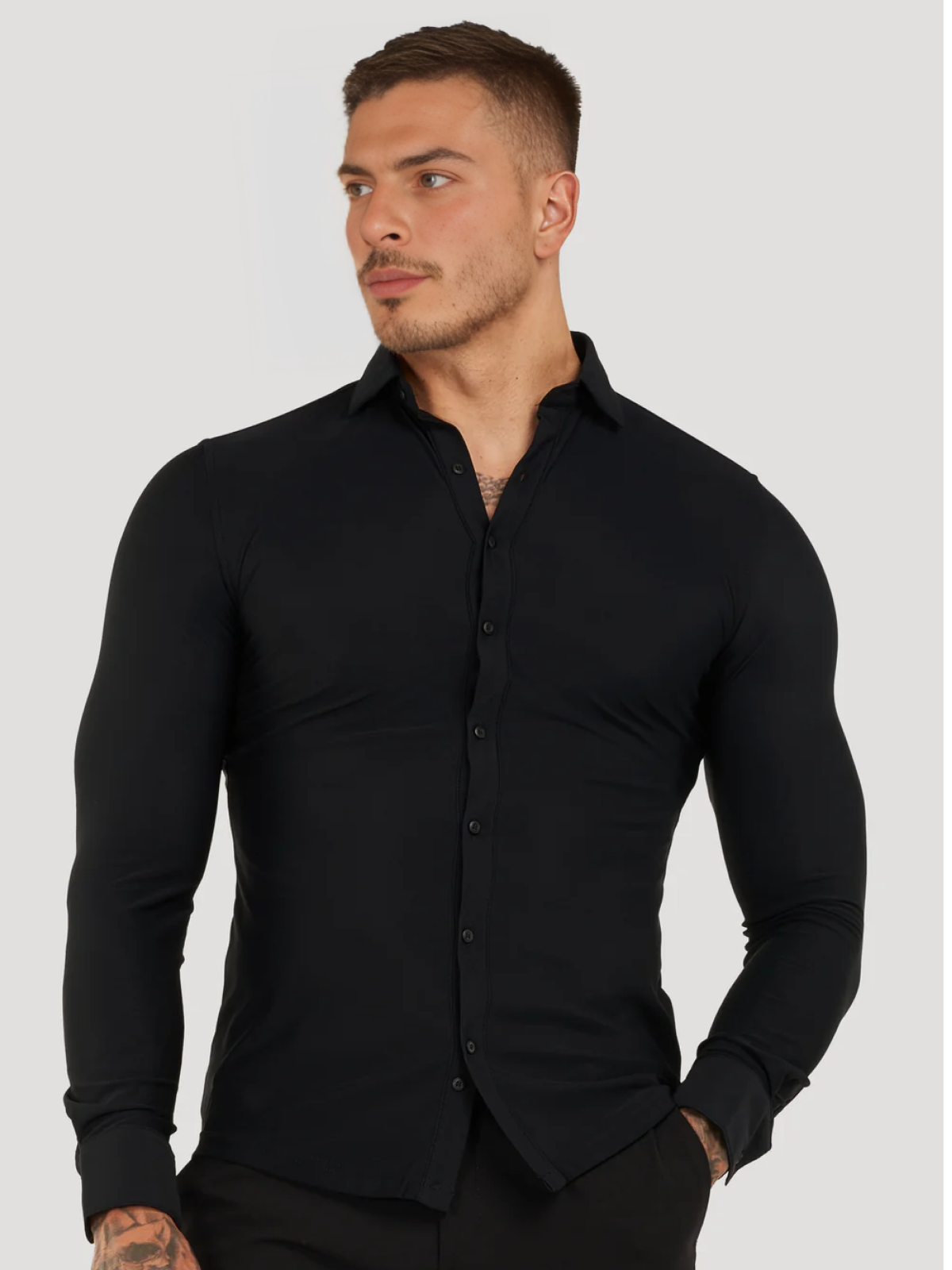 JAMES - MUSCLE FIT SHIRT 3-PACK