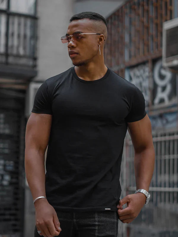 BASIC SLIM-FIT T-SHIRT 4-PACK