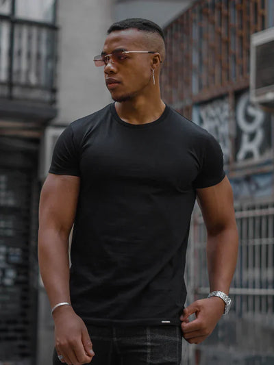 BASIC SLIM-FIT T-SHIRT 4-PACK