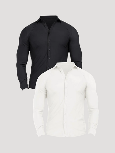 JAMES - MUSCLE FIT SHIRT 2-PACK