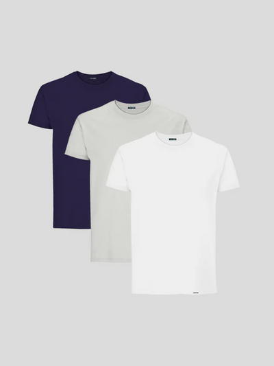 BASIC SLIM-FIT T-SHIRT 3-PACK