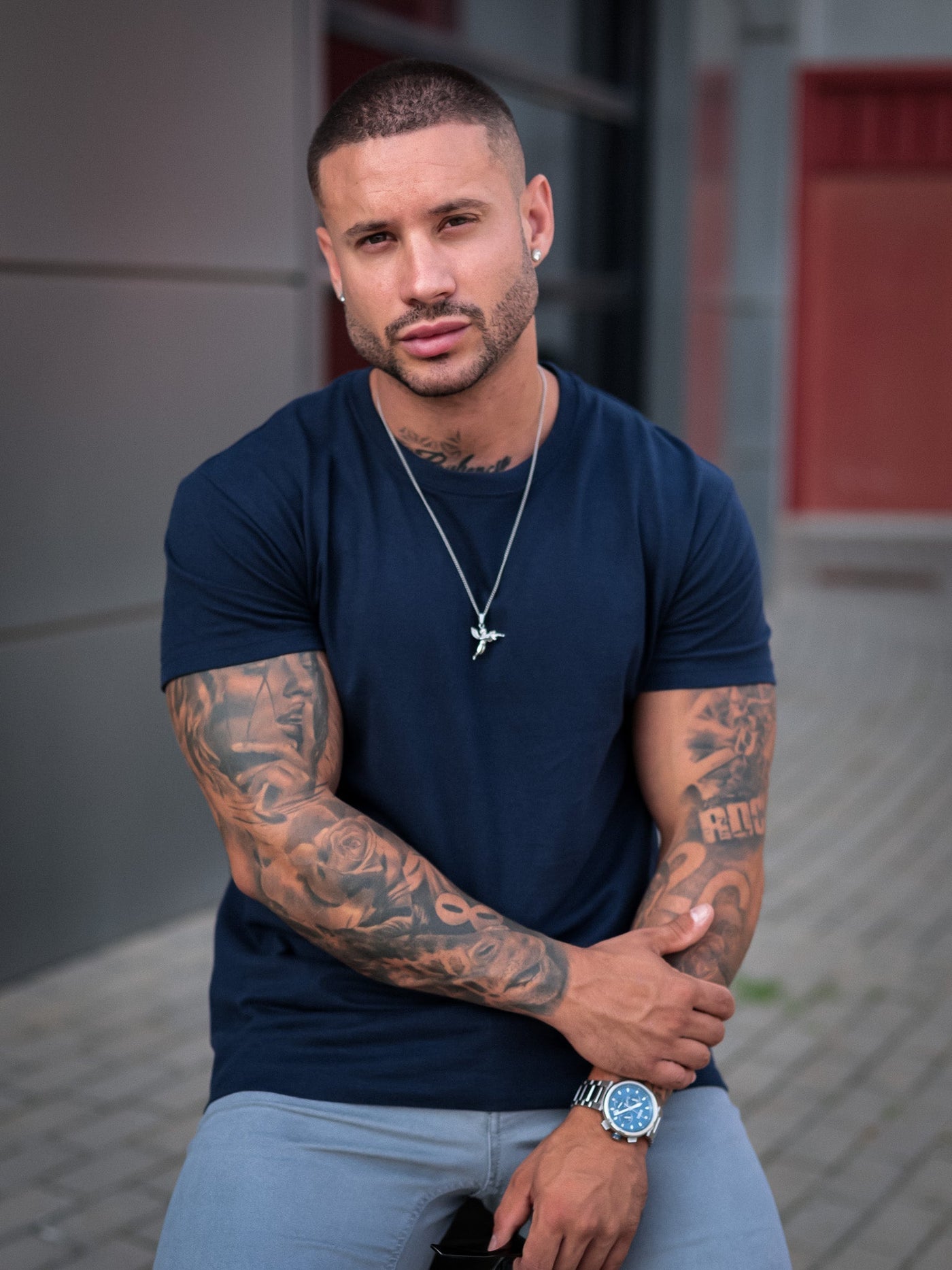 BASIC SLIM-FIT T-SHIRT 3-PACK